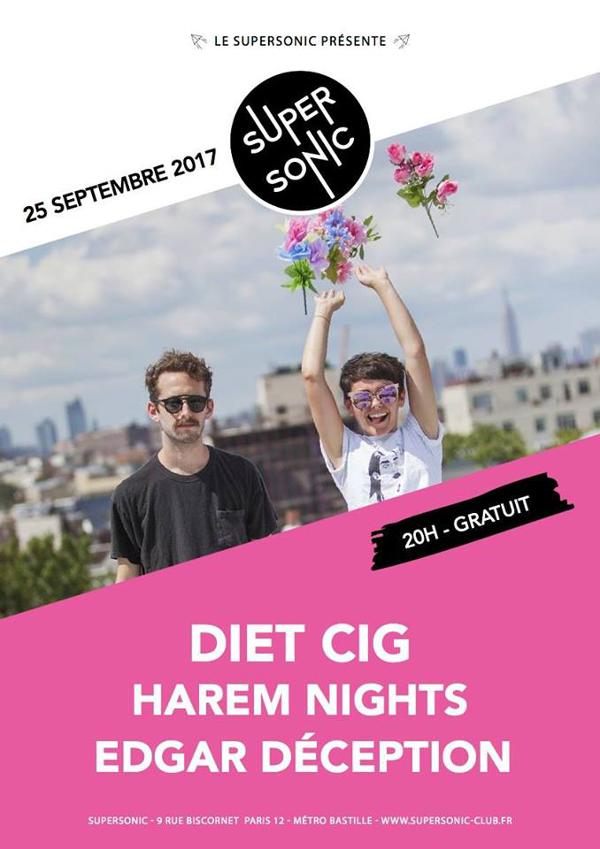 Diet Cig • Harem Nights • Edgar Déception / Supersonic - Free