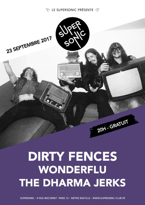 Dirty Fences • Wonderflu • The Dharma Jerks