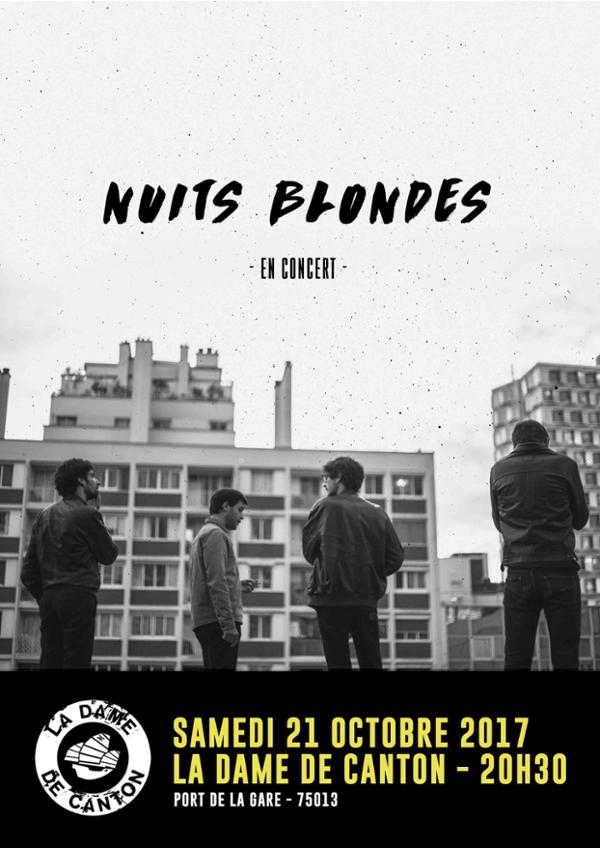 Concert : Nuits Blondes + 1ère partie