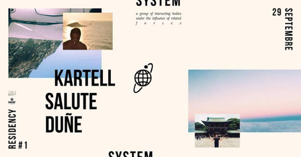 Kartell presents System #1 w/ salute & Duñe