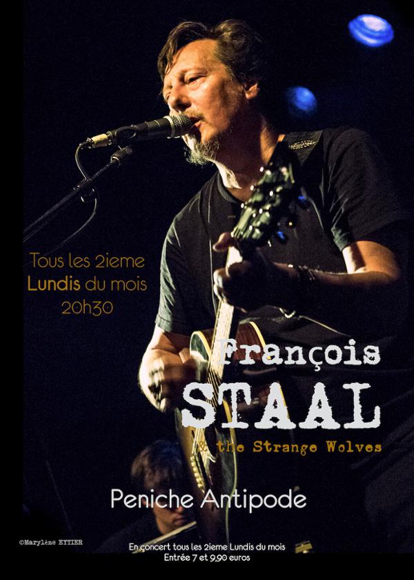 François Staal (& the strange wolves)  // Concert // Les Lundis à L'antipode