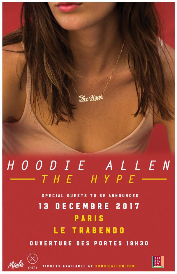 Hoodie Allen : The Hype Tour - Paris, Trabendo
