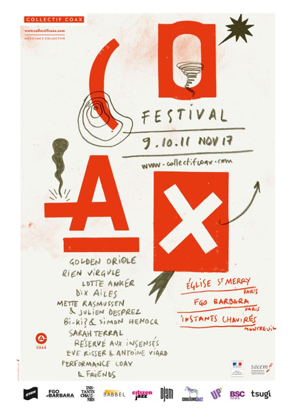 COAX Festival, Day #1 : Eglise Saint-Merry avec Dix Ailes, Bi-Ki? & Simon Henocq, Eve Risser & Antoine Viard, Performance Coax & Friends...