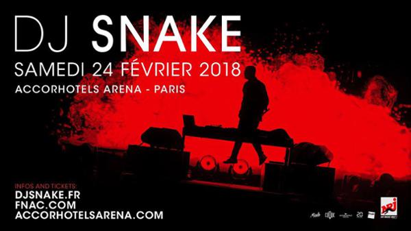 DJ SNAKE ∣ AccorHotels Arena ∣ Samedi 24 février 2018