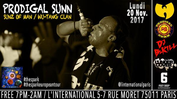 Prodigal Sunn ( Sunz Of Man / Wu-Tang ) + guests à l'International