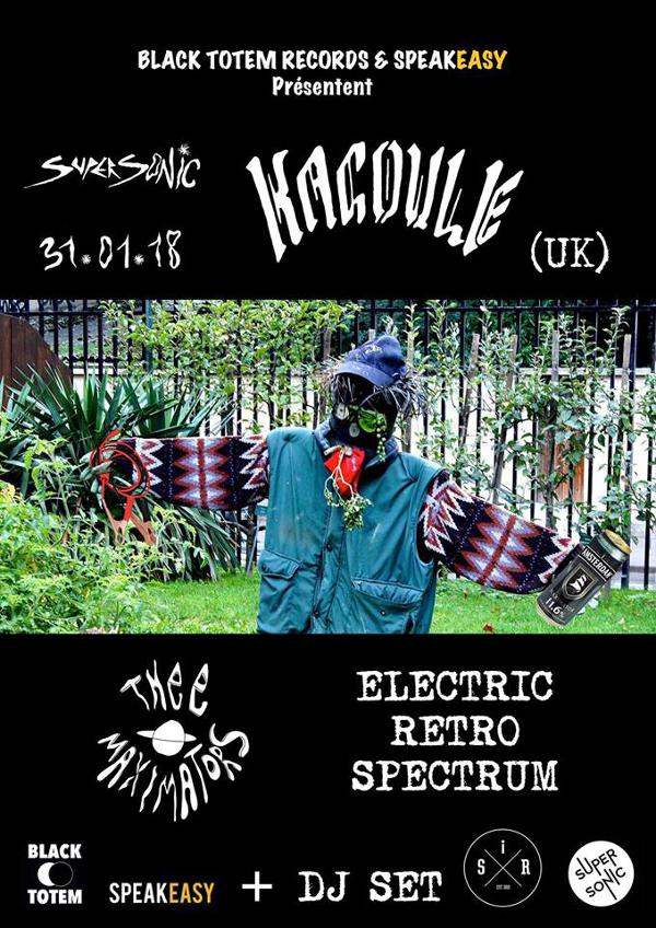 Black Totem : Kagoule • Thee Maximators • Electric Retro Spectrum