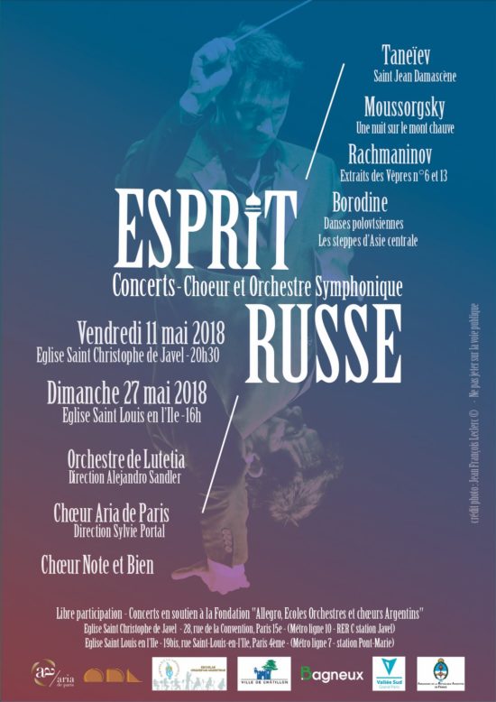 Concert Esprit Russe : chœurs et orchestre