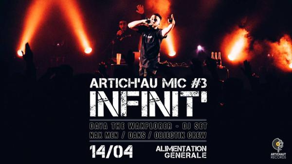 L'Artich' au Mic #3 : Infinit', Objectik, Daks + guests