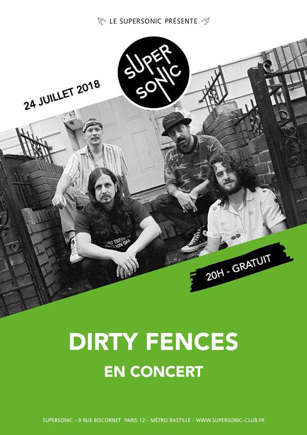 Dirty Fences en concert au Supersonic - Free entrance