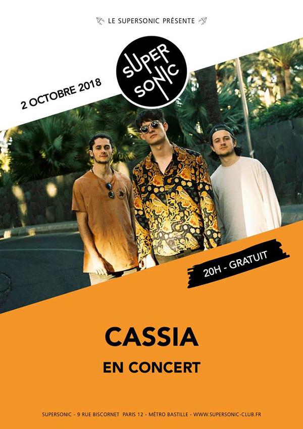 Cassia (calypso afro-rock, UK) en concert au Supersonic
