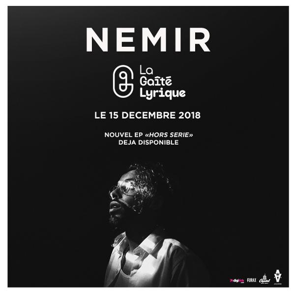 NEMIR de retour sur scène à la Gaîté Lyrique le 15 décembre