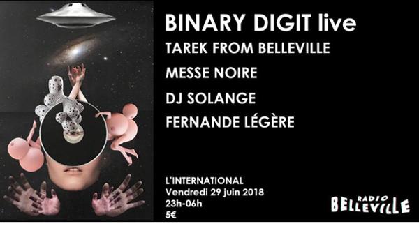 Radio Belleville invite Binary Digit (live)