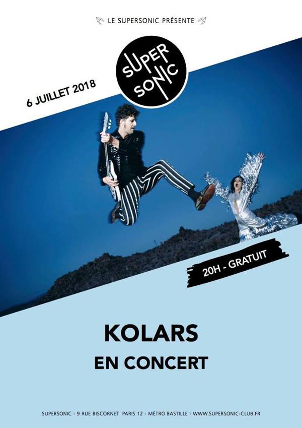 Kolars en concert au Supersonic / Free