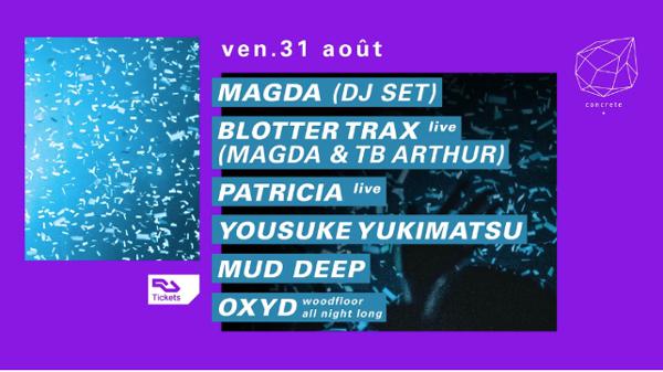 Concrete: Magda, Blotter Trax Live (Magda & Tb Arthur), Patricia live