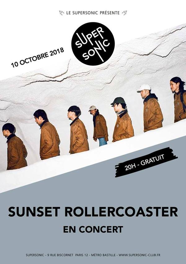 Sunset Rollercoaster en concert au Supersonic - Free