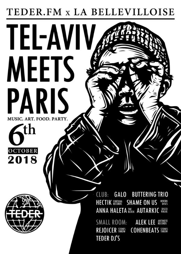 TEL AVIV MEETS PARIS: MUSIC, ART, FOOD, PARTY