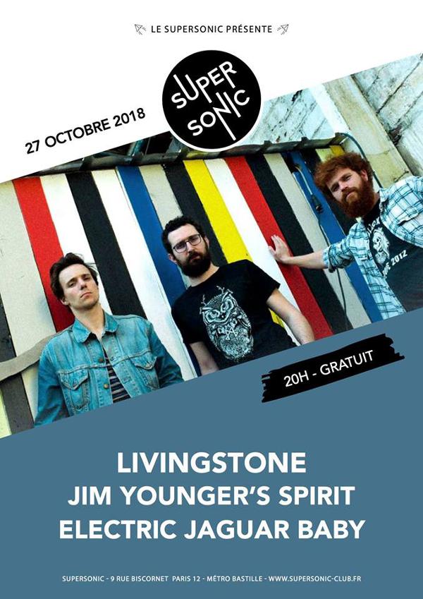 Livingstone • Jim Younger's Spirit • Electric Jaguar Baby / Free