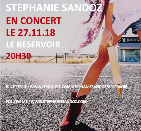 Stéphanie Sandoz en concert au Réservoir
