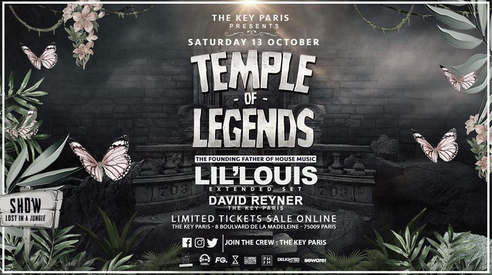 Temple of Legends : Lil Louis (3 hours extended set)