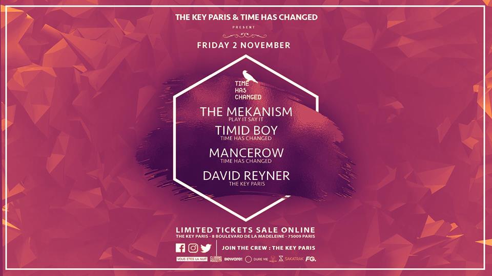 The Key & Time Has Changed : The Mekanism, Timid Boy, Mancerow