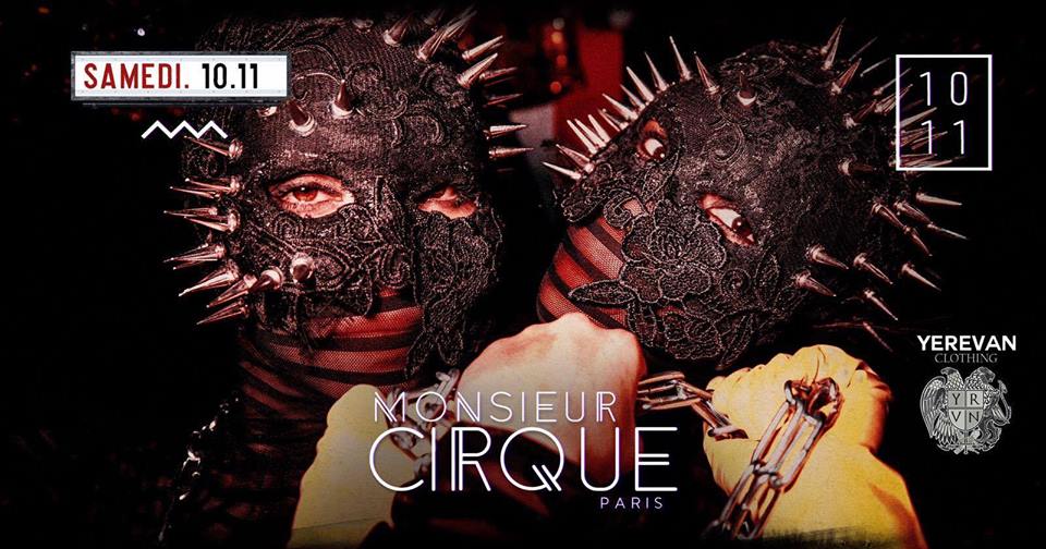 ★ Samedi 10 Novembre - Monsieur Cirque ★