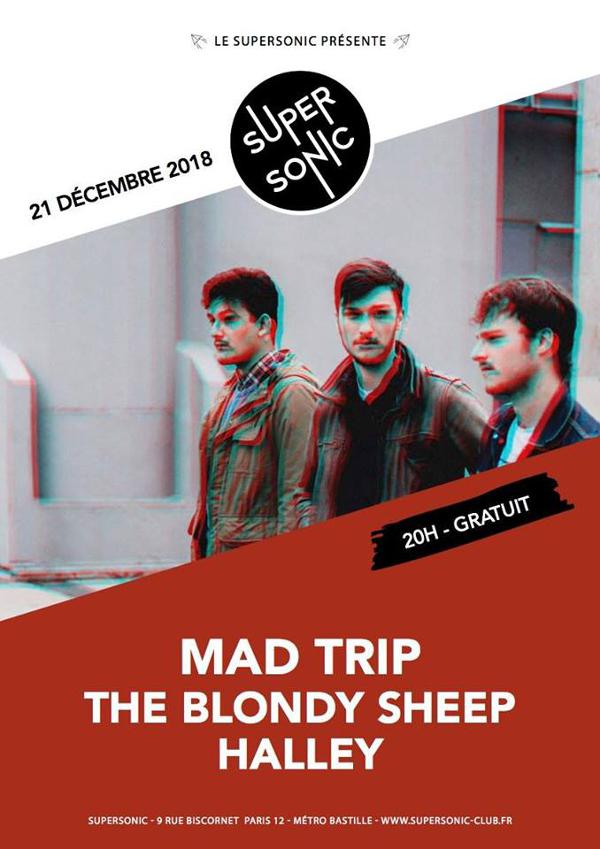 Mad Trip (Release Party) • The Blondy Sheep • Hālley / Gratuit