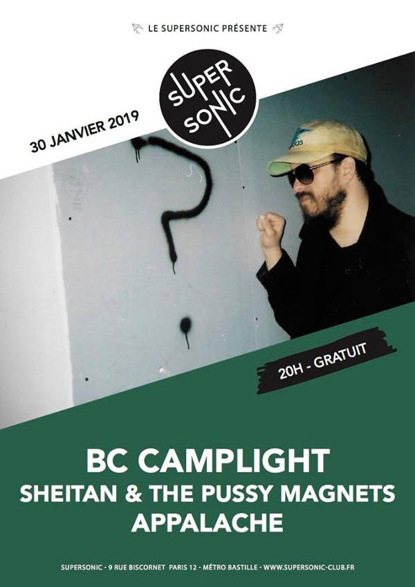BC Camplight • Sheitan & The Pussy Magnets • Appalache