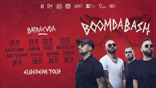 Boomdabash live in Paris - Barracuda European Tour