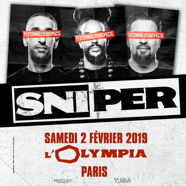 Sniper • L'Olympia, Paris • 2 février 2018