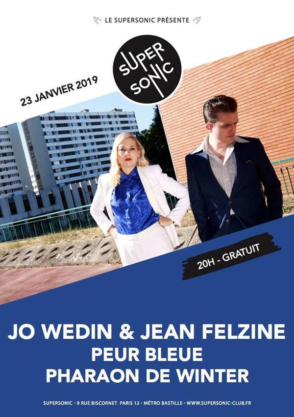 Jo Wedin & Jean Felzine • Peur Bleue • Pharaon de Winter