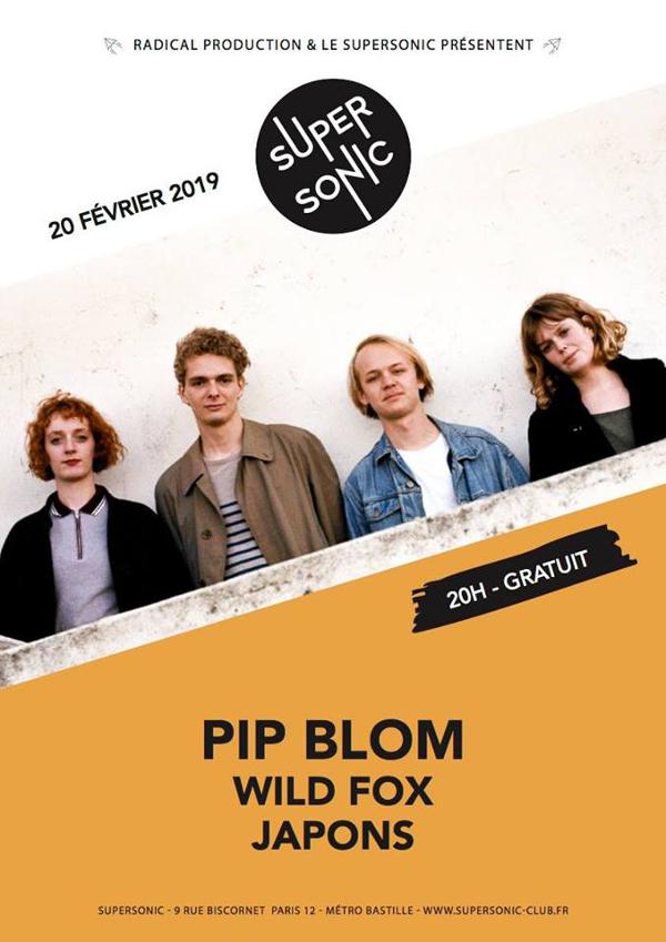 Pip Blom • Wild Fox • Japons / Supersonic (Free entry)