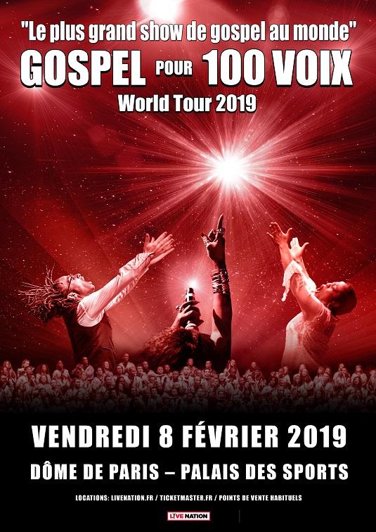 Gospel pour 100 voix - World Tour 2019
