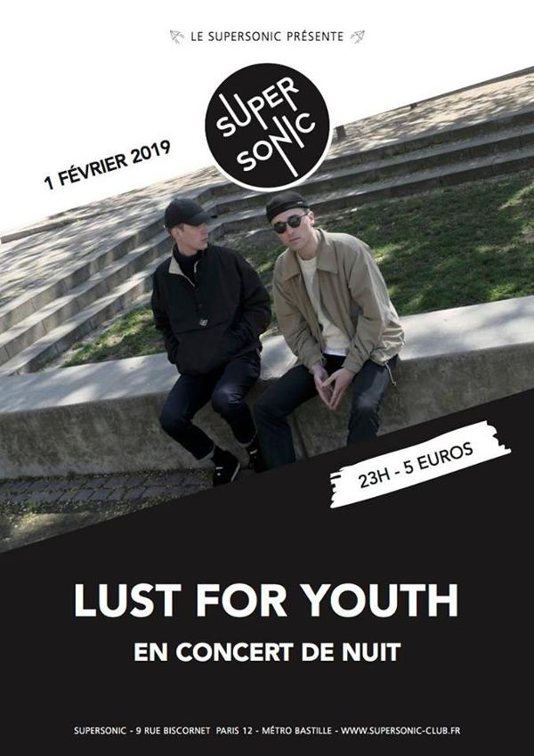 Lust For Youth (en concert de nuit) au Supersonic