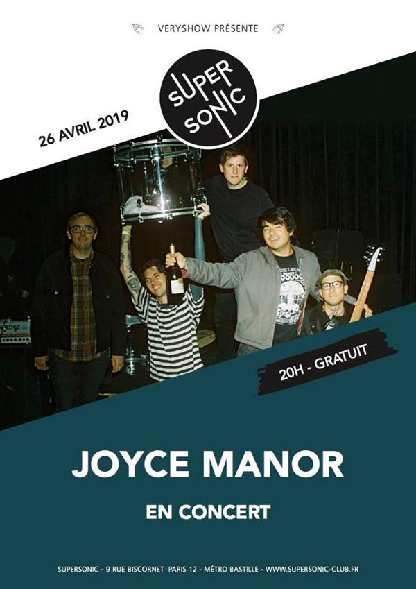 Joyce Manor en concert au Supersonic Paris / Free entry