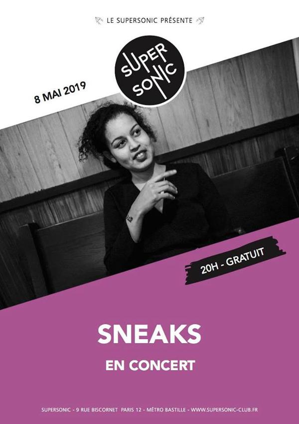 Sneaks (Merge Records, USA) en concert au Supersonic - Free