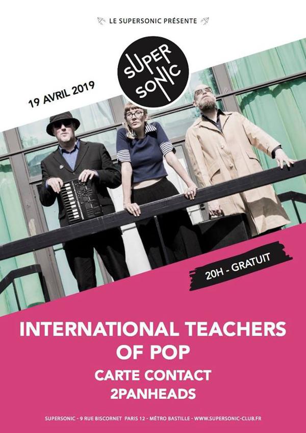 International Teachers Of Pop • Carte Contact • 2PanHeads