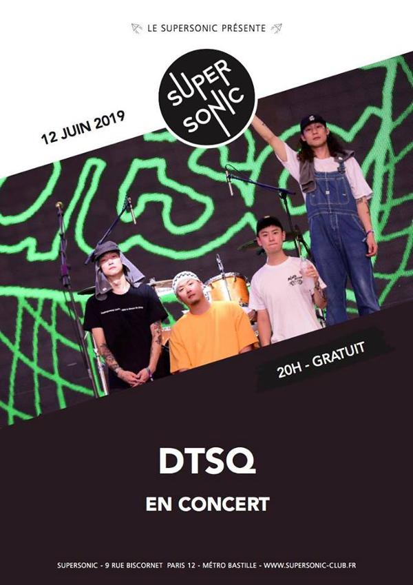 DTSQ (psychedelic punk, séoul) en concert au Supersonic - Free