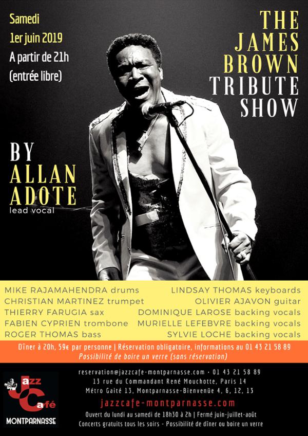 Allan Adote, The James Brown Tribute Show au Jazz Café