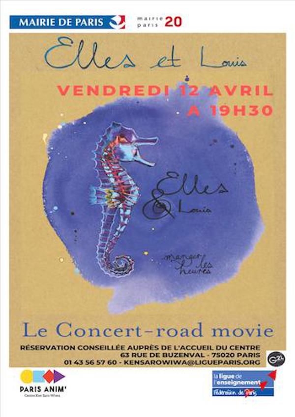Elles & Louis ; Concert Road-Movie filmé