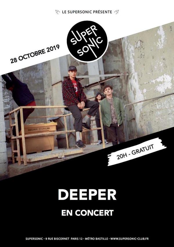 Deeper en concert au Supersonic (Free entry)