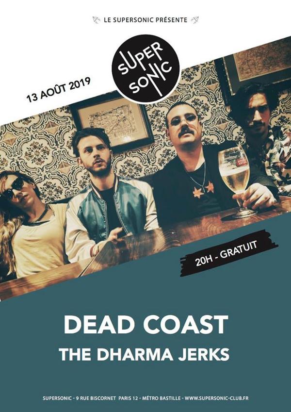 Dead Coast • The Dharma Jerks / Supersonic (Free entry)