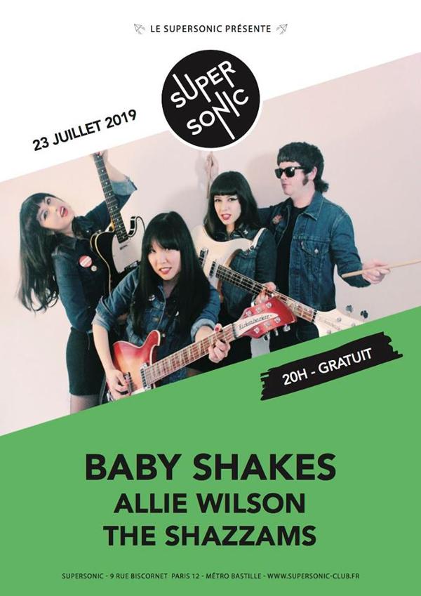 Baby Shakes • Allie Wilson • The Shazzams / Supersonic (Free)