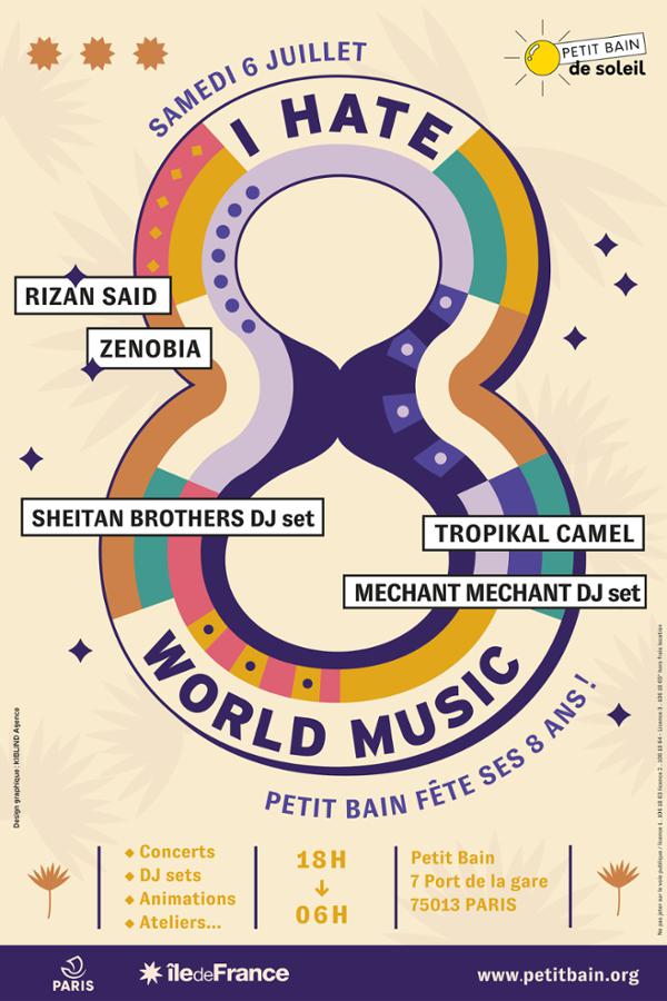 I 8 WORLD MUSIC : RIZAN SAID + ZENOBIA + SHEITAN BROTHERS DJ SET...