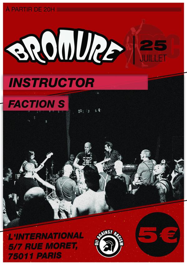 Bromure X Instructor X Faction S à L'International