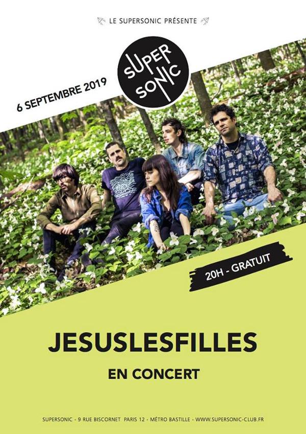 Jesuslesfilles en concert au Supersonic (Free entry)