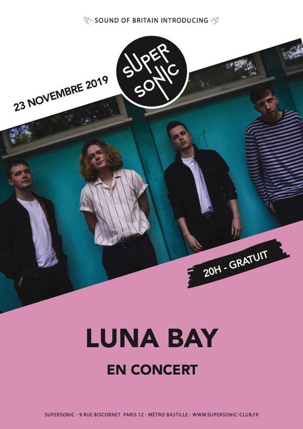 Luna Bay en concert au Supersonic (Free entrance)