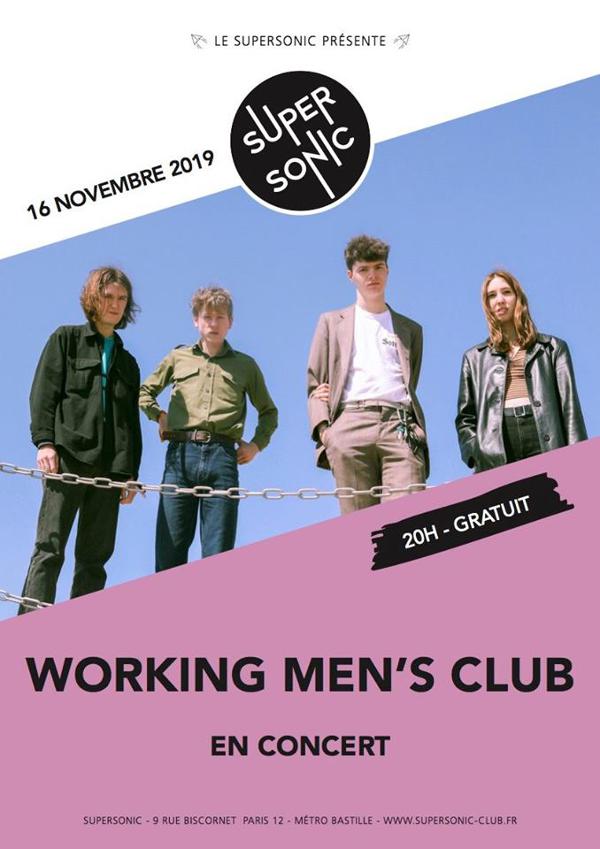 Working Men’s Club (Heavenly Rec) en concert au Supersonic
