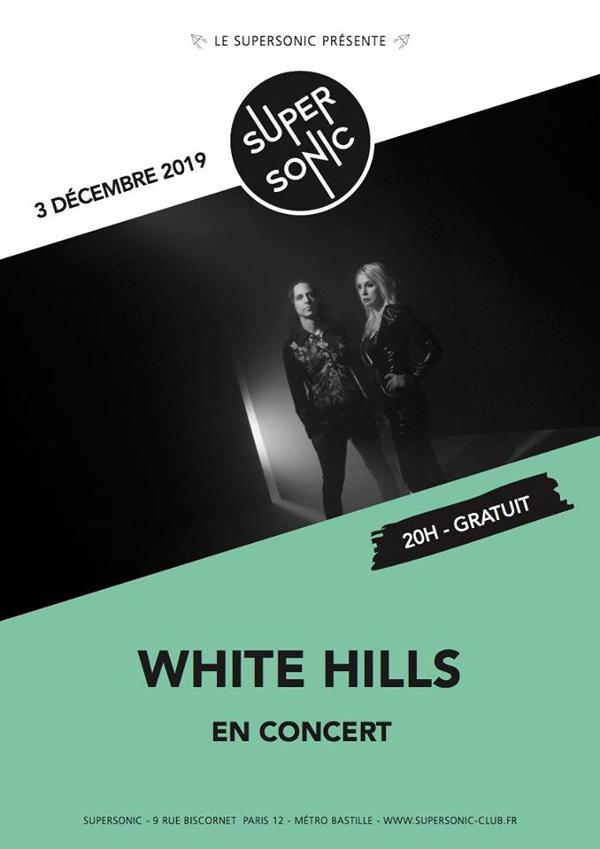 White Hills en concert au Supersonic / Free entry