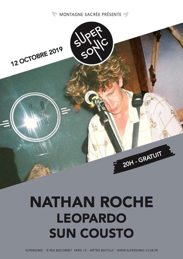 Nathan Roche • Leopardo • Sun Cousto / Supersonic (free entry)