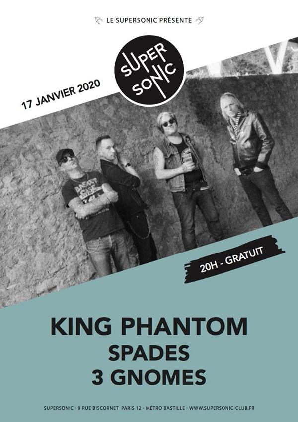 King Phantom • Spades • 3 Gnomes / Supersonic (Free)